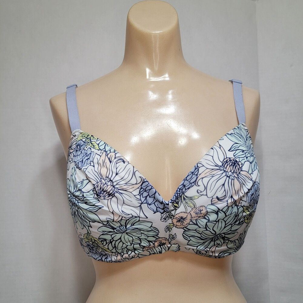 Kindly Floral Padded Bra - Size 38D